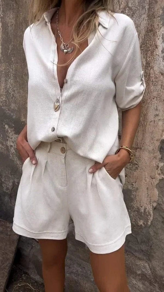 Conjunto ligero de top y pantalón corto