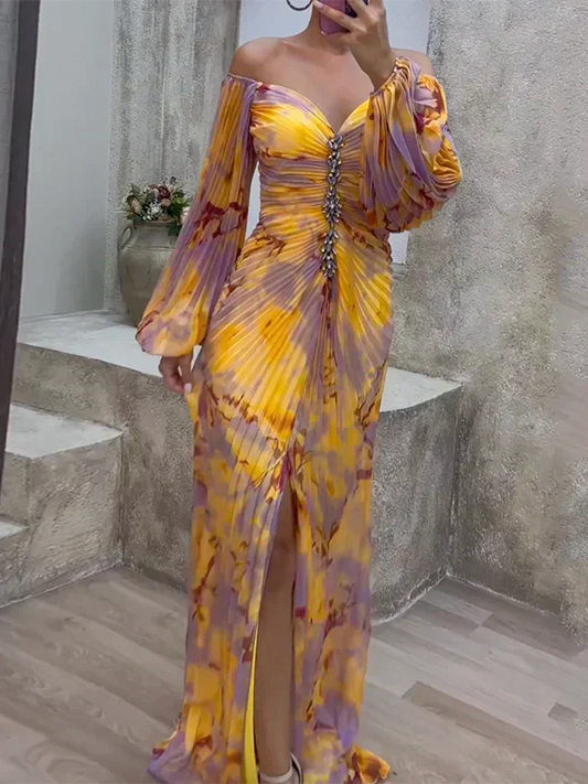 Adelaida | Vestido elegante con escote en V