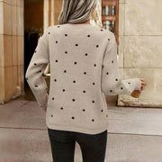 Romy polka dot sweater