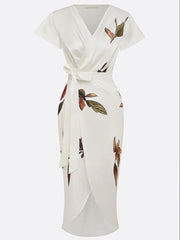 Juliana wrap dress with an elegant cut