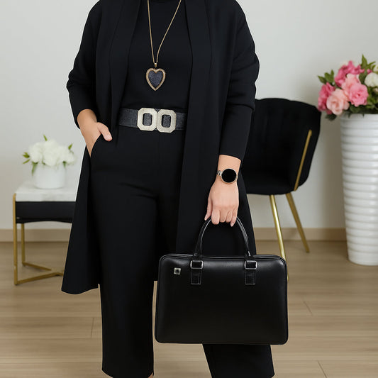 Eva | Conjunto elegante de tres piezas