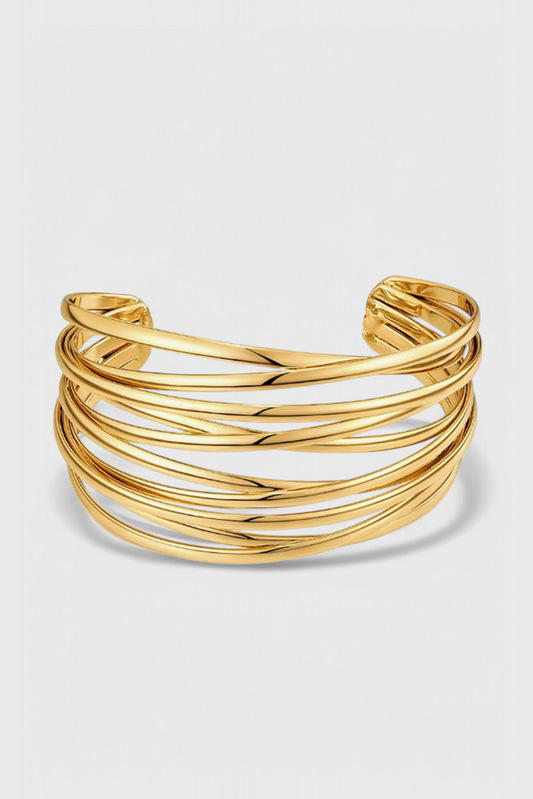 Pulsera de Alambre en Capas