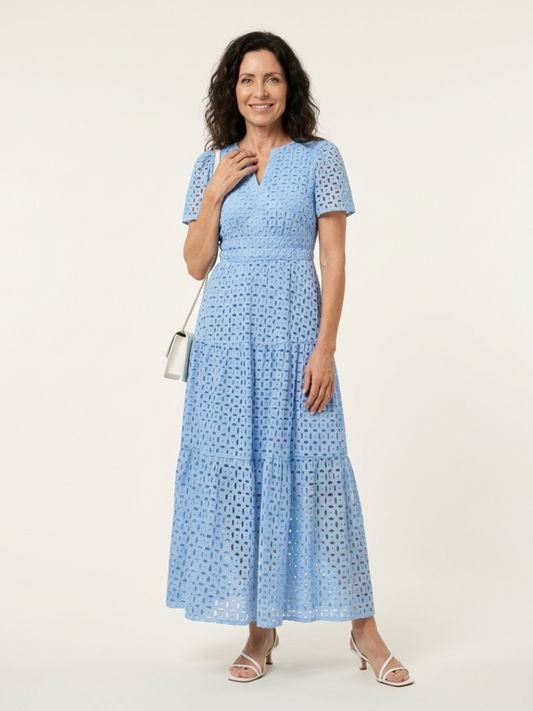 Brisa | Vestido midi transpirable con escote en V