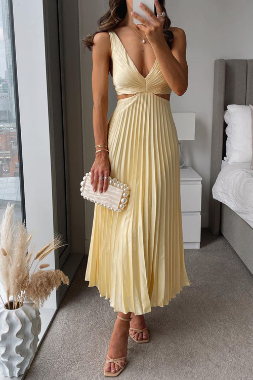 Elle | Vestido maxi elegante con escote en V