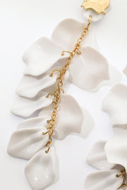 Pendientes de Gota de Pétalo de Orquídea