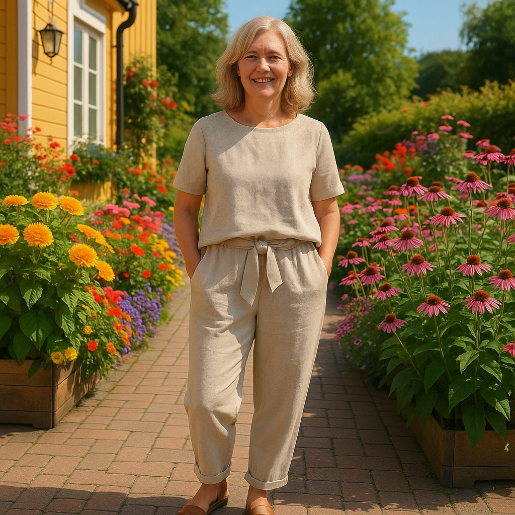 Lightweight two-piece summer set