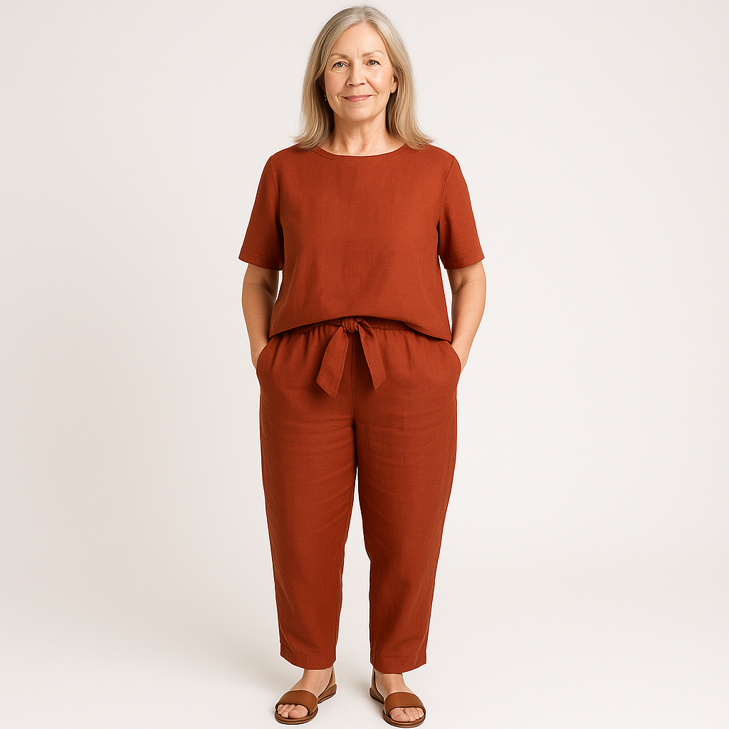Lightweight two-piece summer set