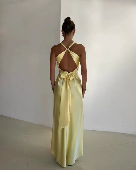 Beatriz | Vestido maxi con escote en V
