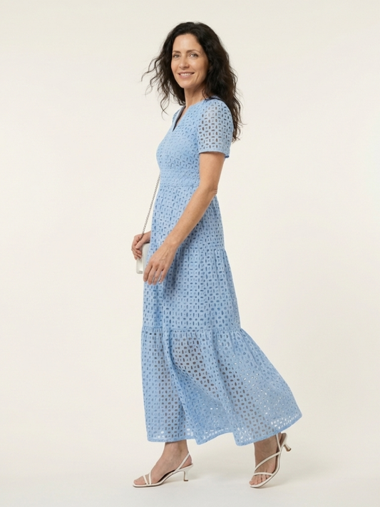 Brisa | Vestido midi transpirable con escote en V