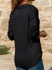 Ribbed half-zip sweater