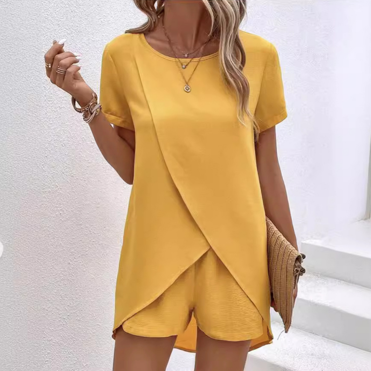 Conjunto relajado de verano