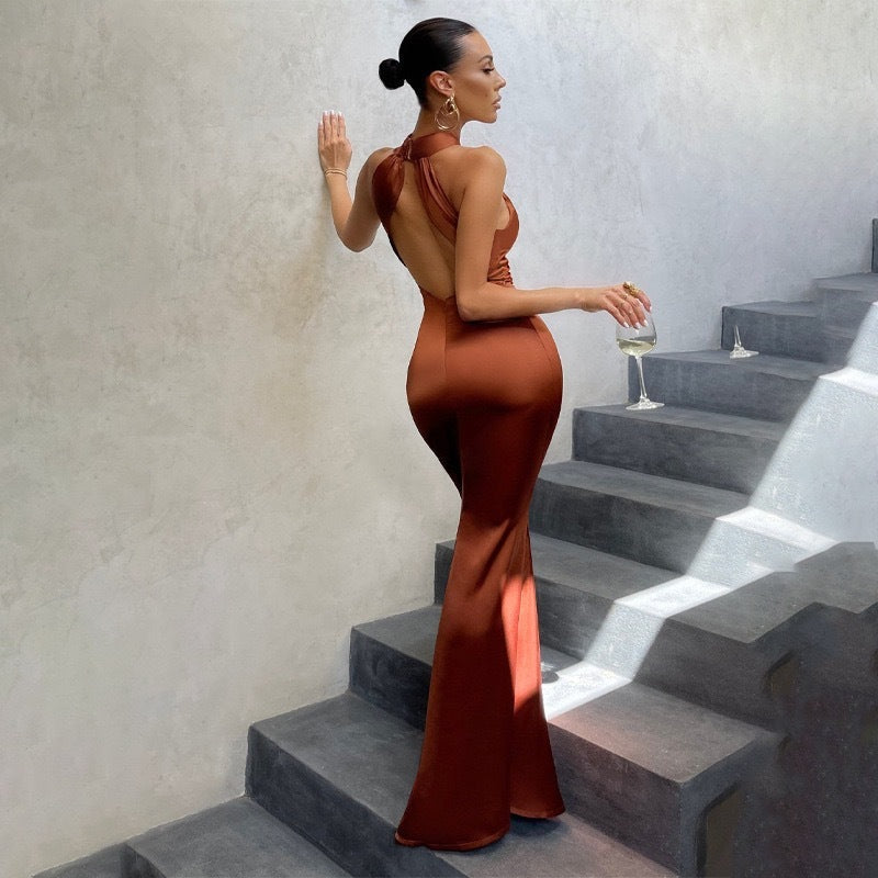 Georgia | Vestido sirena con espalda abierta