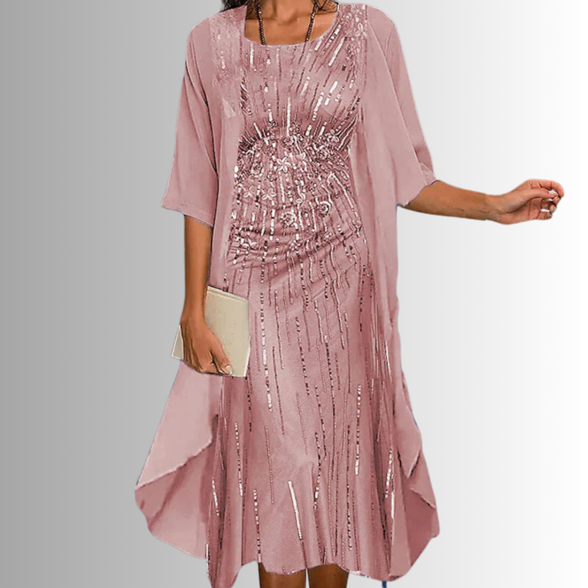 Carla | Conjunto floral de vestido y sobrecamisa