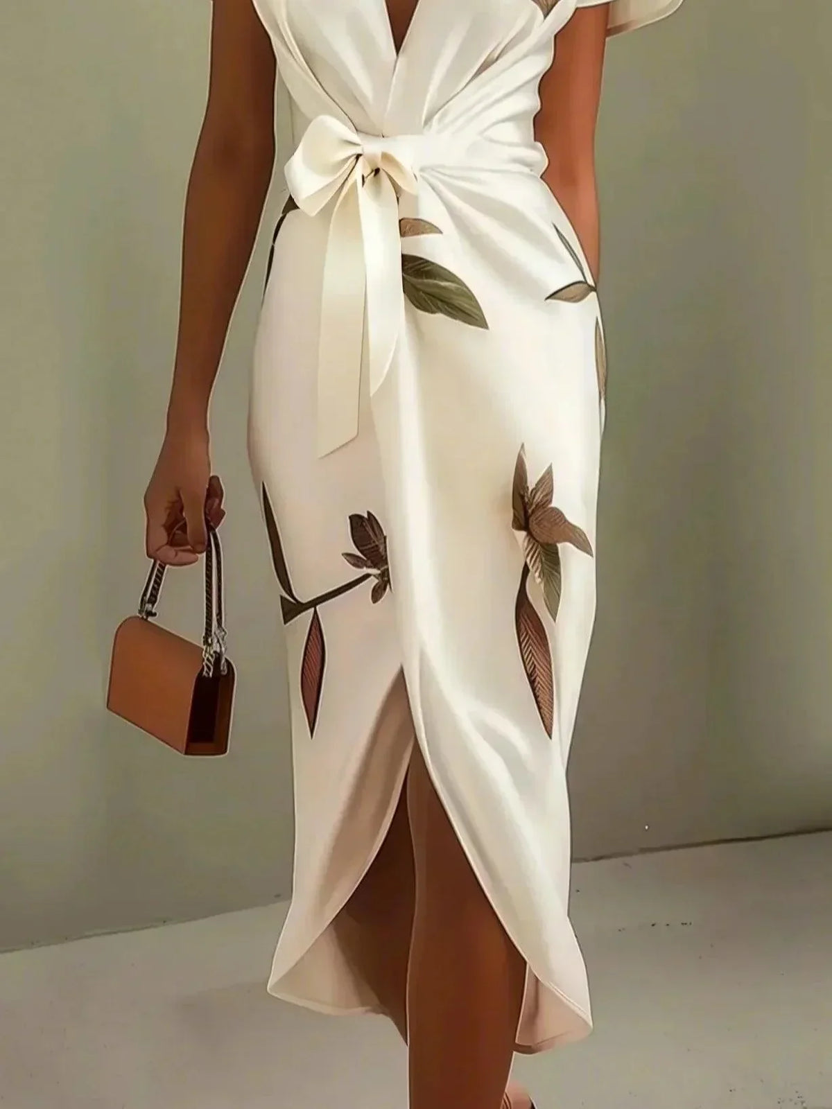 Juliana wrap dress with an elegant cut