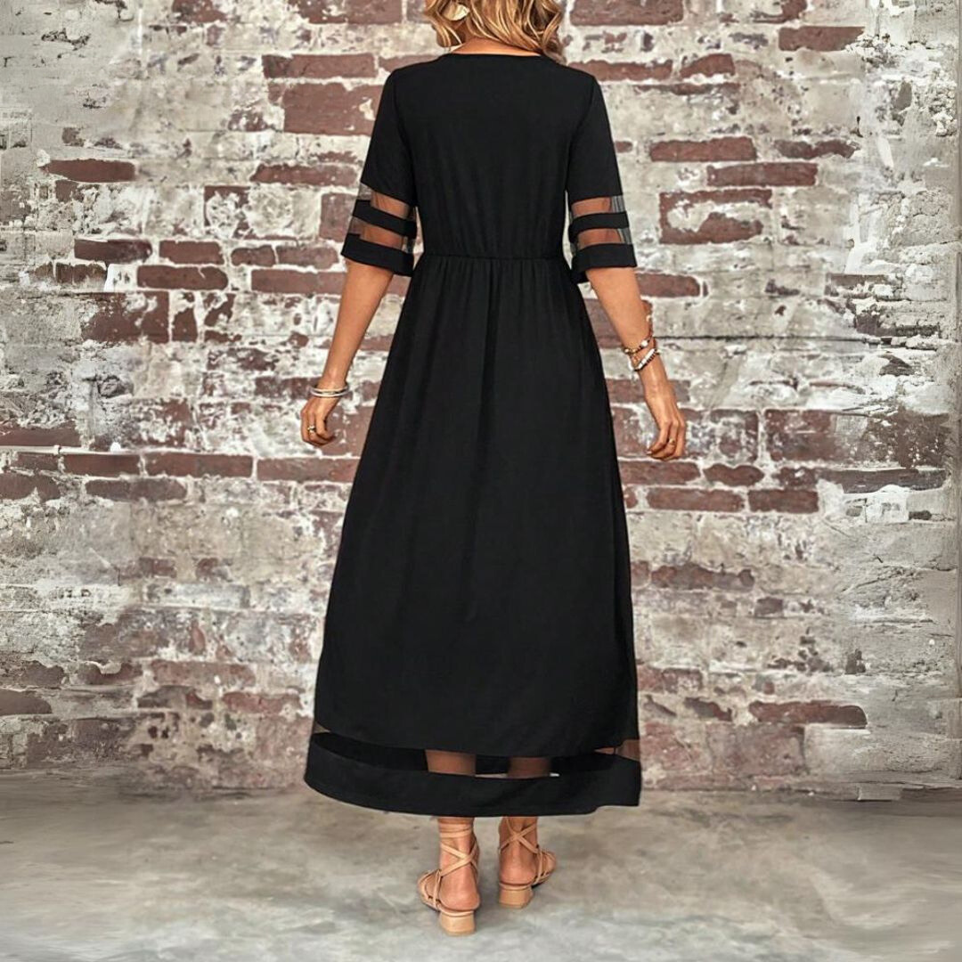 Claudia | Vestido midi fluido