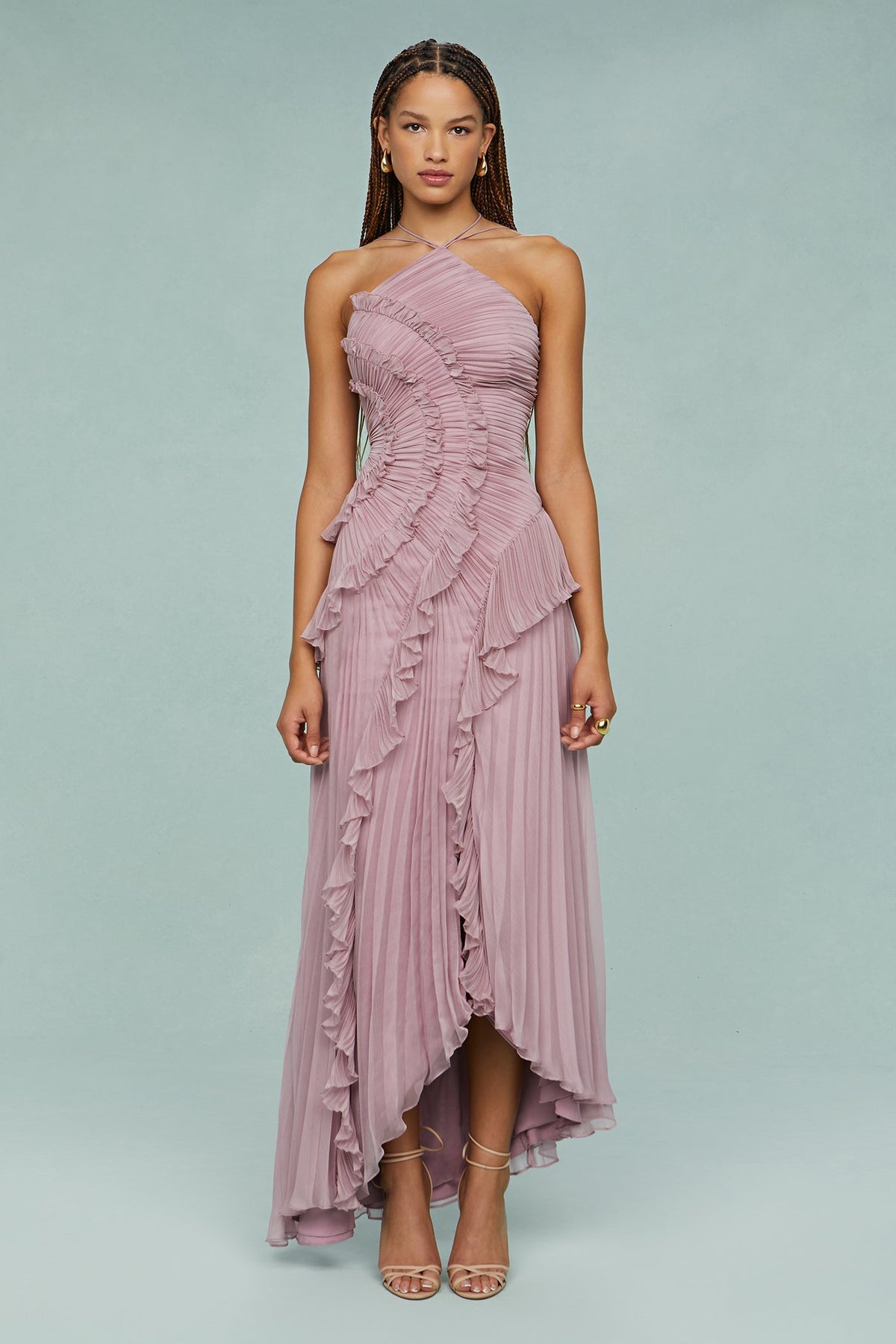 Estela | Vestido halter elegante