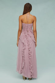 Estela | Vestido halter elegante