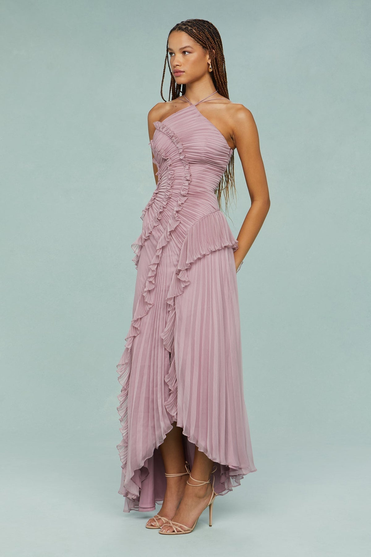 Estela | Vestido halter elegante