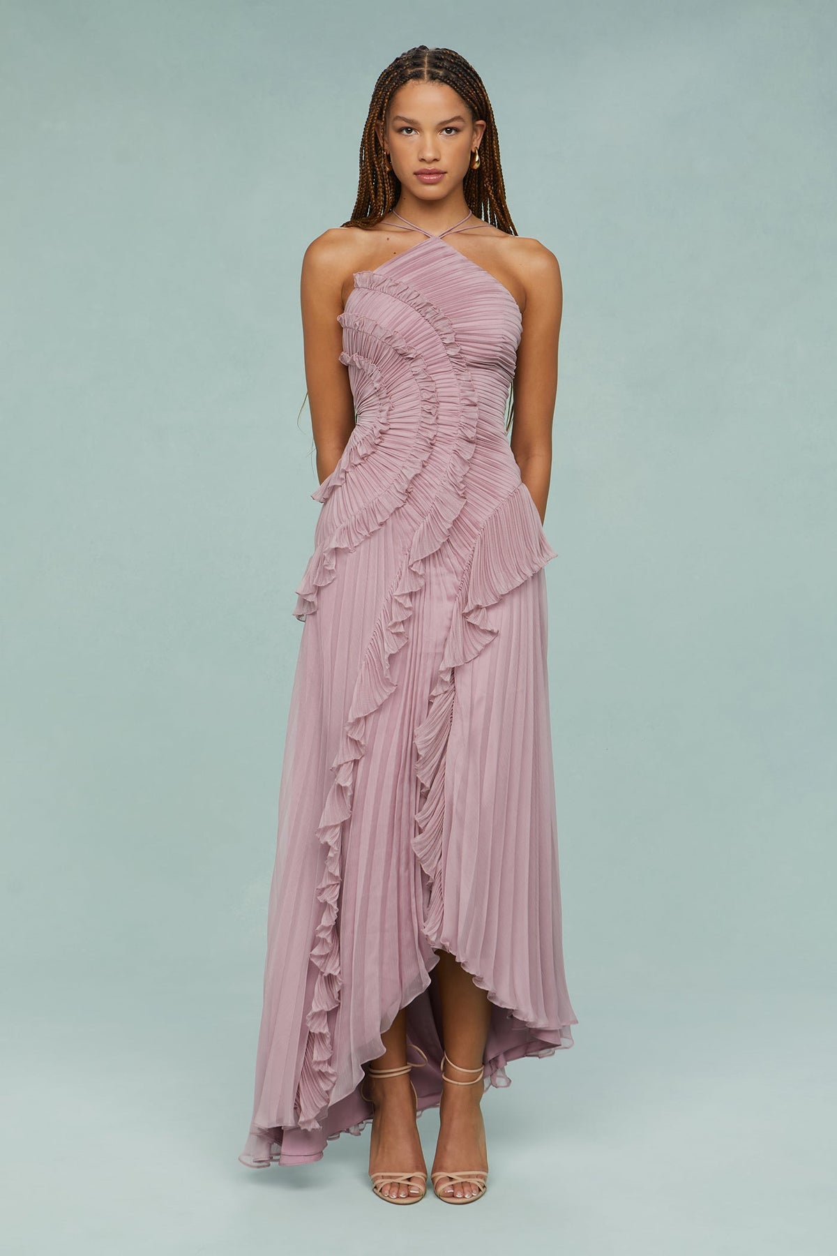 Estela | Vestido halter elegante
