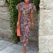 Aria | Elegant printed dress