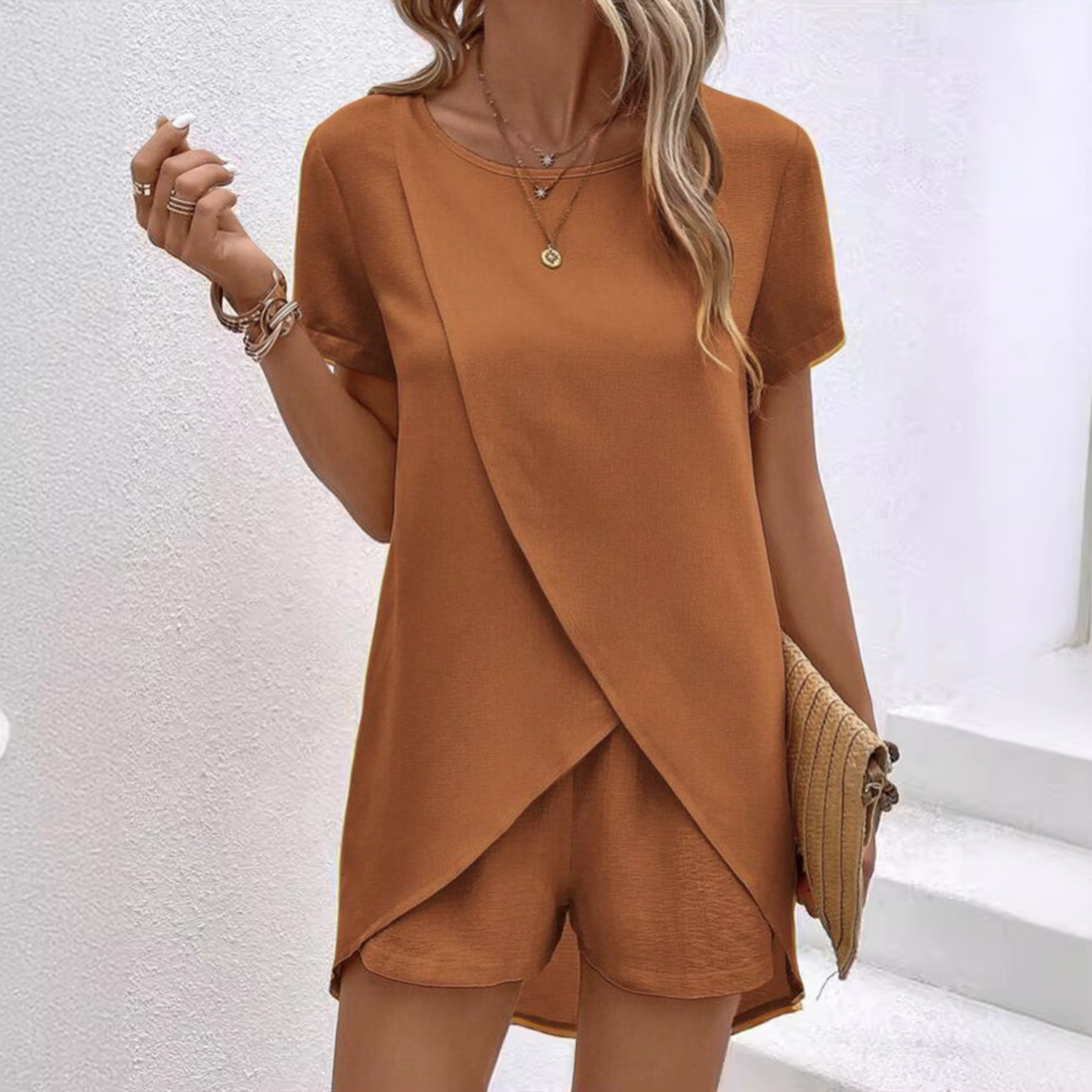 Conjunto relajado de verano