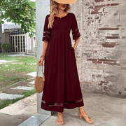 Claudia | Vestido midi fluido