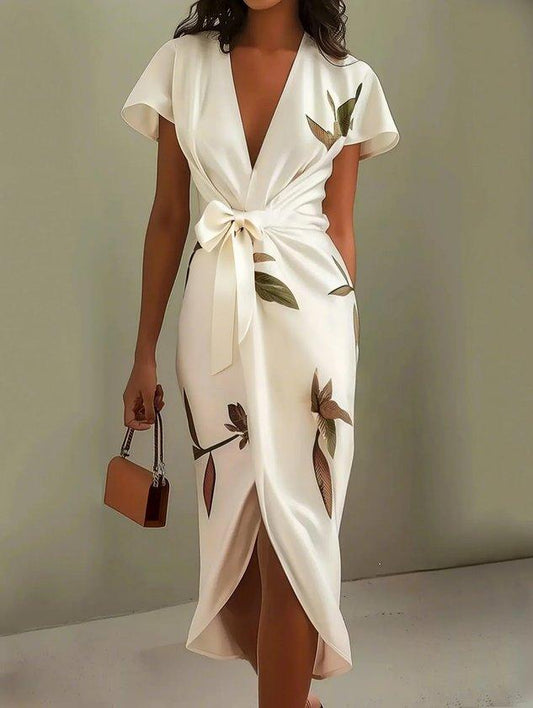 Vestido Juliana cruzado de corte elegante