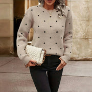 Romy polka dot sweater