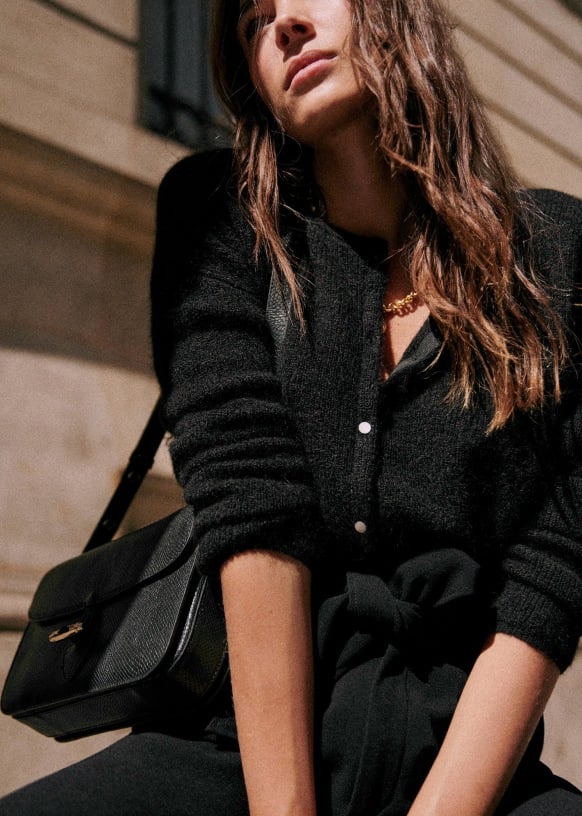Brisley knit cardigan