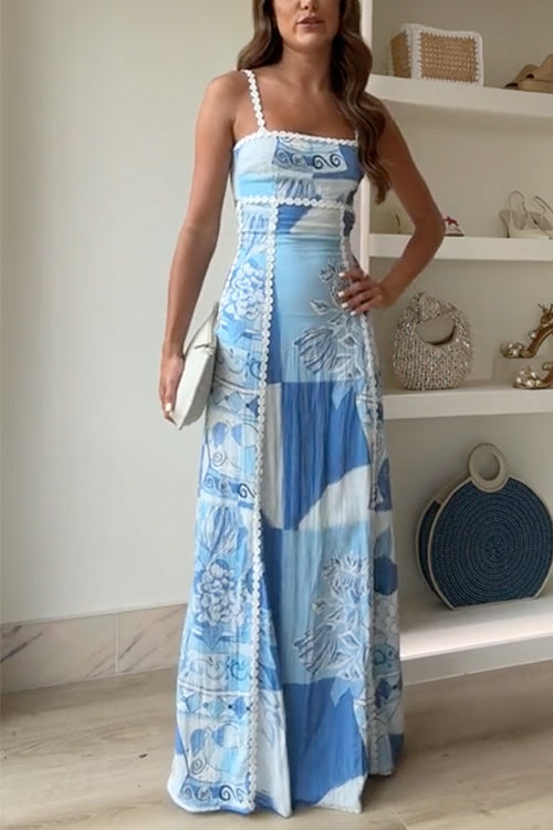 Romina | Vestido maxi con lazo en la espalda
