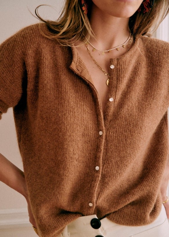 Brisley knit cardigan