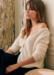 Brisley knit cardigan