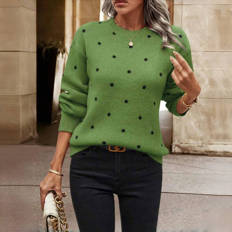 Romy polka dot sweater