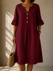 Marina | Lightweight and breathable button-down dress