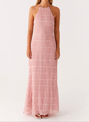 Jolene | Vestido maxi halter elegante
