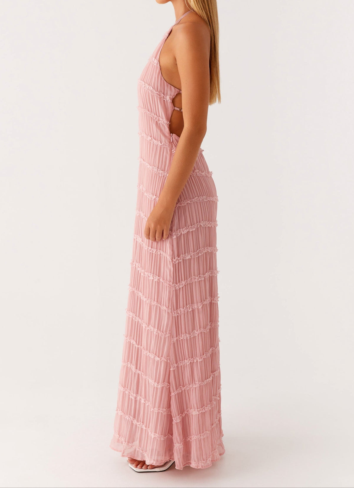 Jolene | Vestido maxi halter elegante