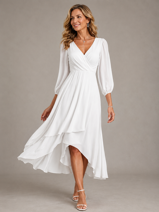 Marta | Vestido largo elegante con escote en V