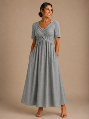 Beatriz | Vestido midi elegante con escote en V