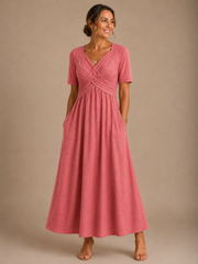 Beatriz | Vestido midi elegante con escote en V