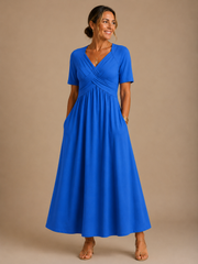 Beatriz | Vestido midi elegante con escote en V