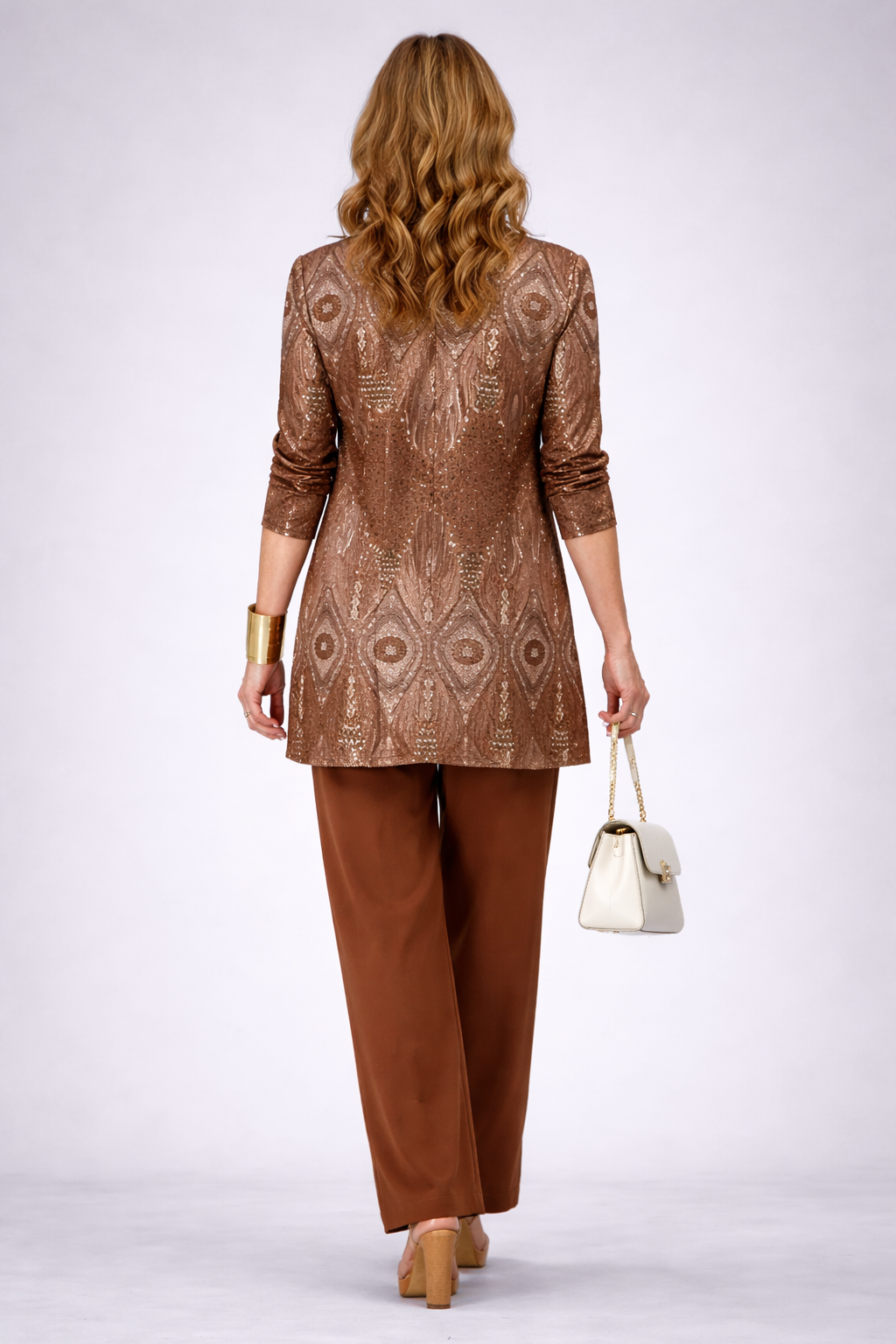 Conjunto Coordinado de Tres Piezas · Óxido