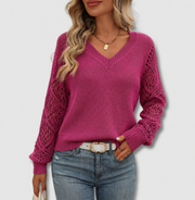 Jersey Jade de escote pico