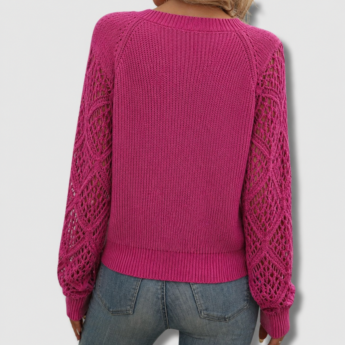 Jersey Jade de escote pico