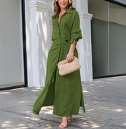 Ángela | Lightweight V-neck maxi dress