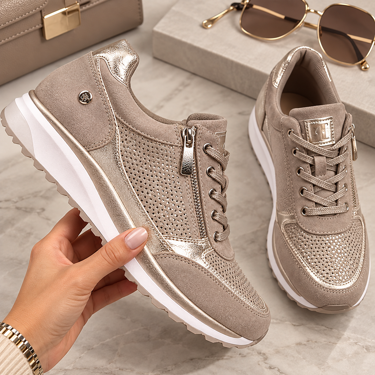 Teresa | Zapatillas con Cremallera