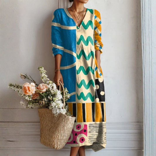 Vestido ligero de inspiración bohemia