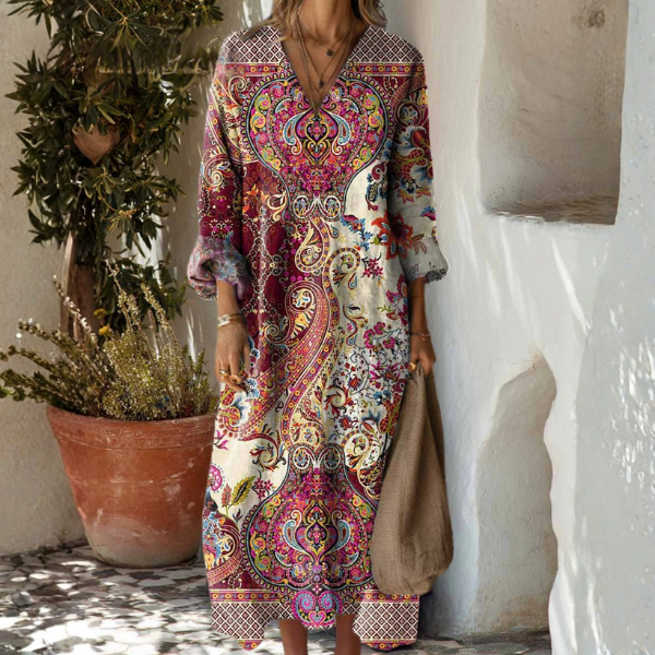 Vestido urbano de inspiración vintage