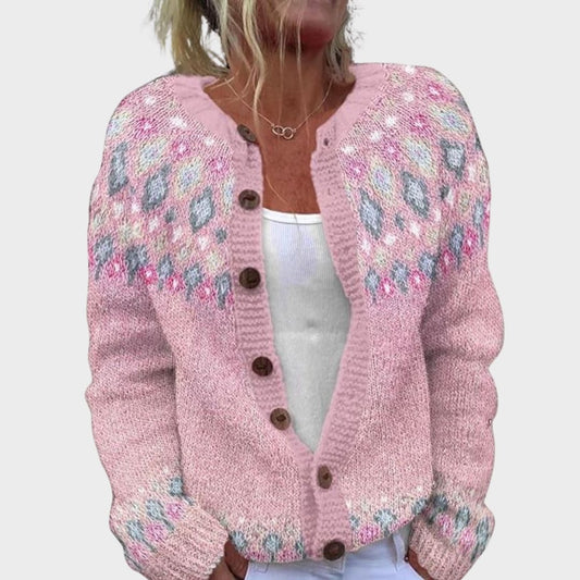 Cárdigan Sofie estampado de corte amplio