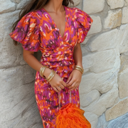 Aria | Elegant printed dress
