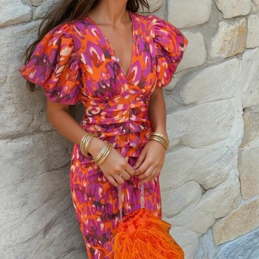 Aria | Vestido estampado elegante